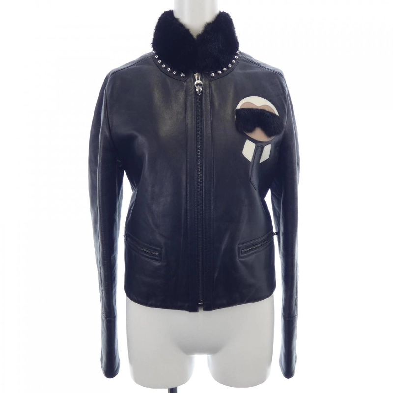 FENDI FPJ652 7XT Áo khoác da - Hàng hiệu Chính hãng 633491