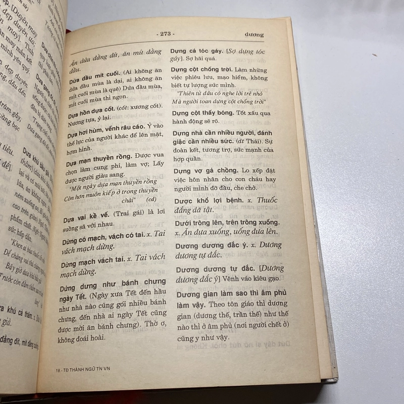 TỬ ĐIỂN THÀNH NGỮ VÀ TỤC NGỮ VIỆT NAM, BẢN BÌA CỨNG, XUẤT BẢN NĂM 1995 475642