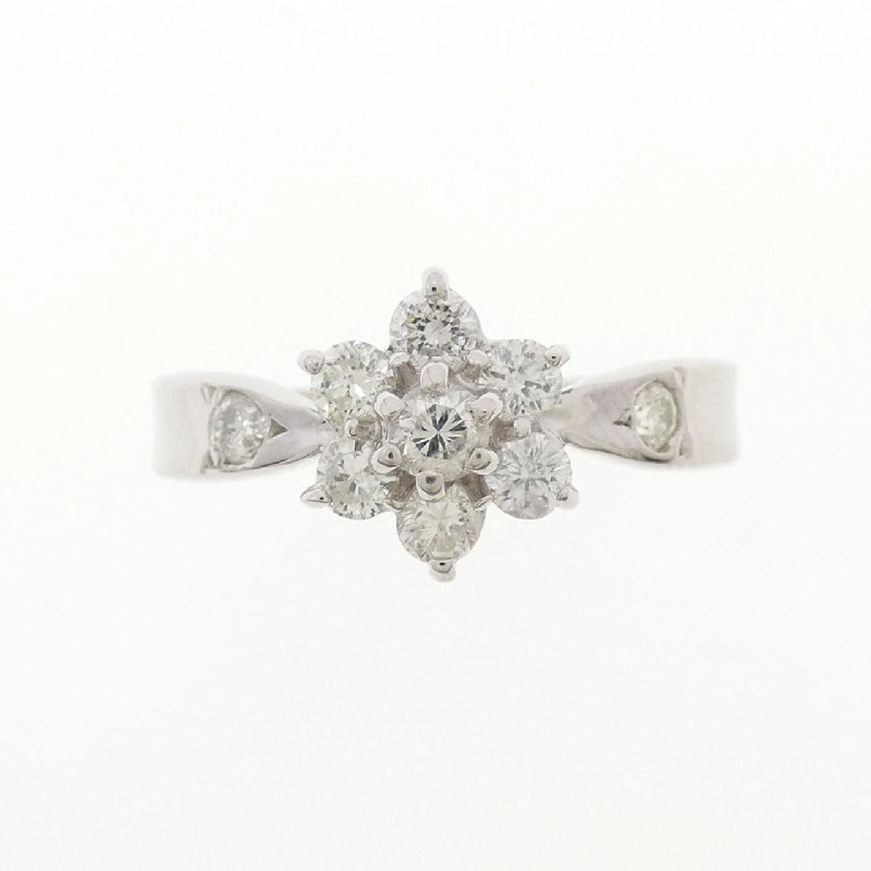 Nhẫn kim cương hoa PT850 0.53CT - Hàng hiệu Authentic 854003