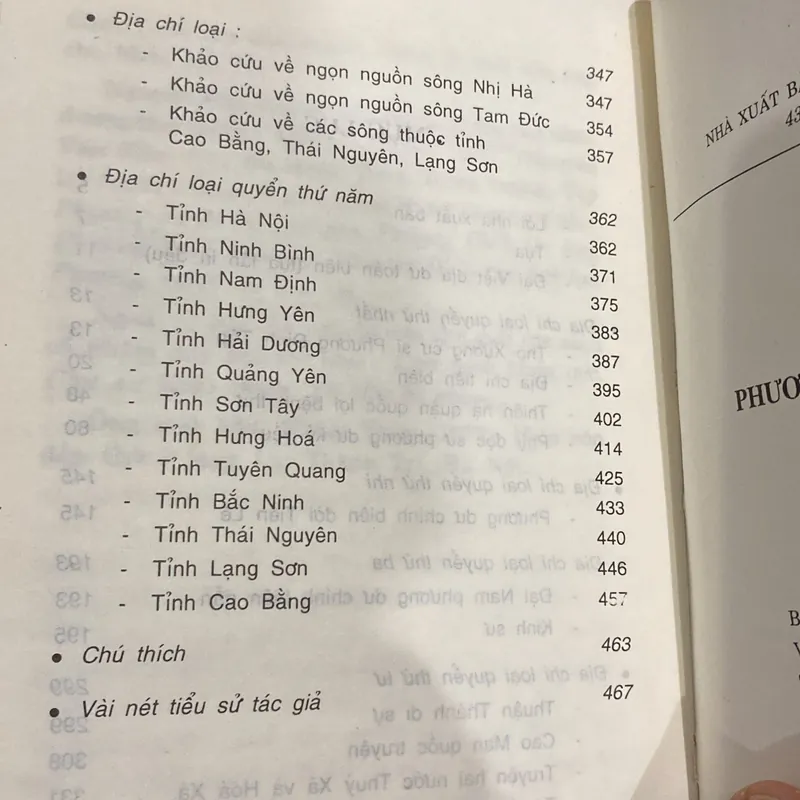 PHƯƠNG ĐÌNH DƯ ĐỊA CHÍ, bìa cứng (XB 2001) 732993