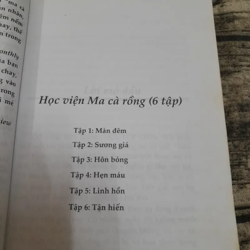 Học viện Ma Cà Rồng. Tập 4 HẸN MÁU. Tg Richelle Mead 777298