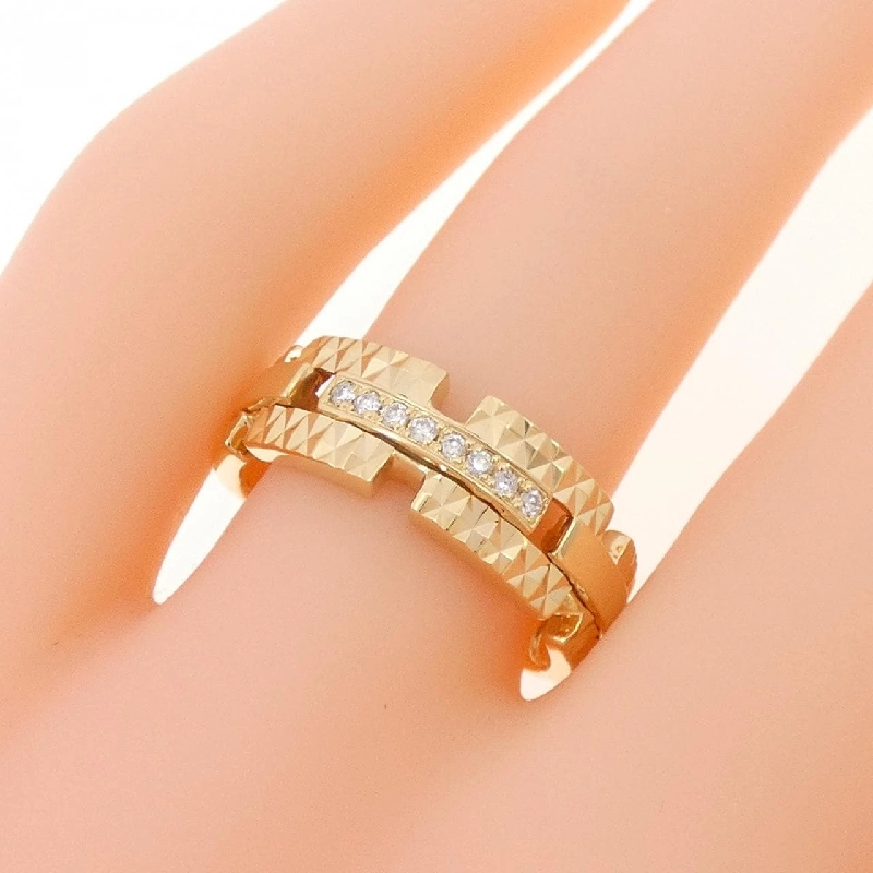 Nhẫn kim cương K18YG 669447