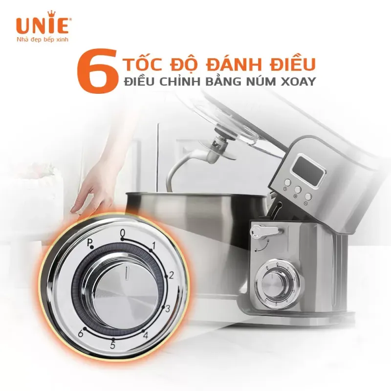 Máy nhồi bột đa năng UNIE EM5 dung tích 8L 792301