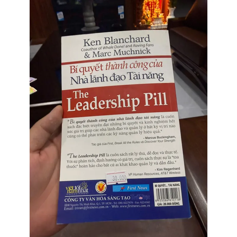 BÍ QUYẾT THÀNH CÔNG CỦA NHÀ LÃNH ĐẠO TÀI NĂNG – THE LEADERSHIP PILL- K5 1033816