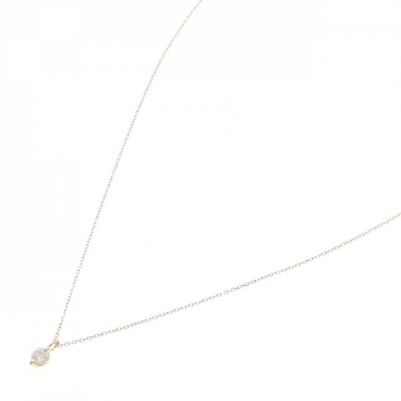 K18YG Solitaire Dây chuyền kim cương 0.07CT - Hàng hiệu Chính hãng 861065