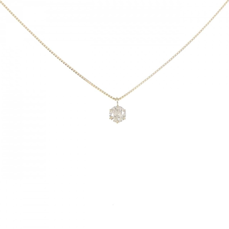 K18YG Solitaire Dây chuyền kim cương 0.252CT - Hàng hiệu Chính hãng 861572