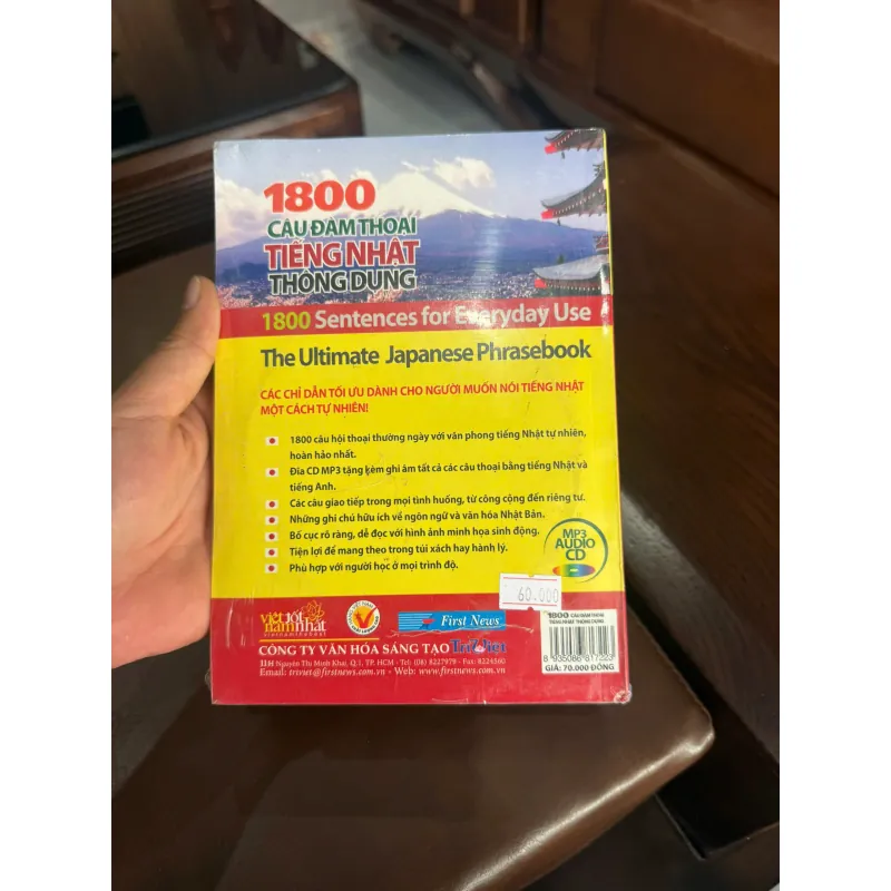 “1800 Câu Đàm Thoại Tiếng Nhật Thông Dụng- K6 1036291