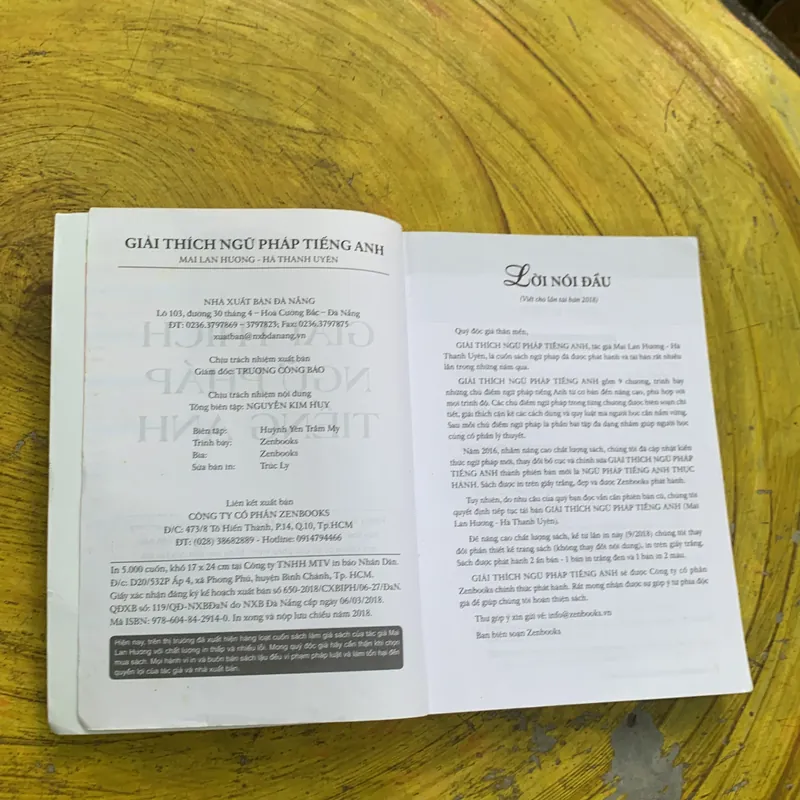 GIẢI THÍCH NGỮ PHÁP TIẾNG ANH VỚI BÀI TẬP & ĐÁP ÁN- MAI LAN HƯƠNG & HÀ THANH UYÊN 737135