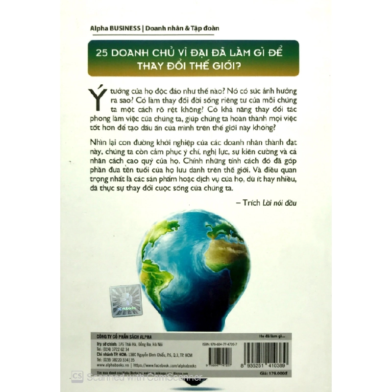 Họ Đã Làm Gì Để Thay Đổi Thế Giới? - John A. Byrne 289393