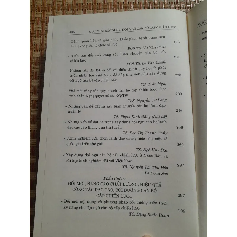 GIẢI PHÁP XÂY DỰNG ĐỘI NGŨ CÁN BỘ CẤP CHIẾN LƯỢC... 761472