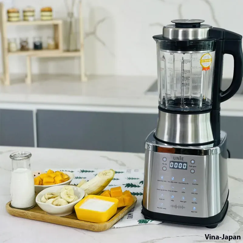 🌱 Máy làm sữa hạt UNIE V8S – 10 chức năng nấu, thông báo bằng giọng nói 783584
