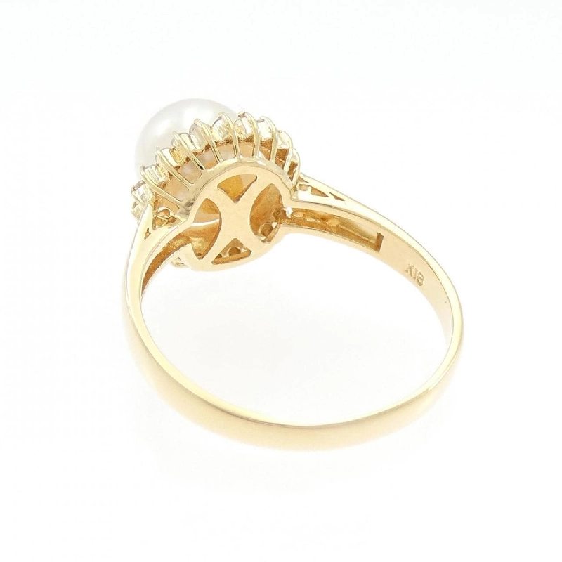 Nhẫn ngọc trai Akoya K18YG 7.5mm - Hàng hiệu Chính hãng 849470