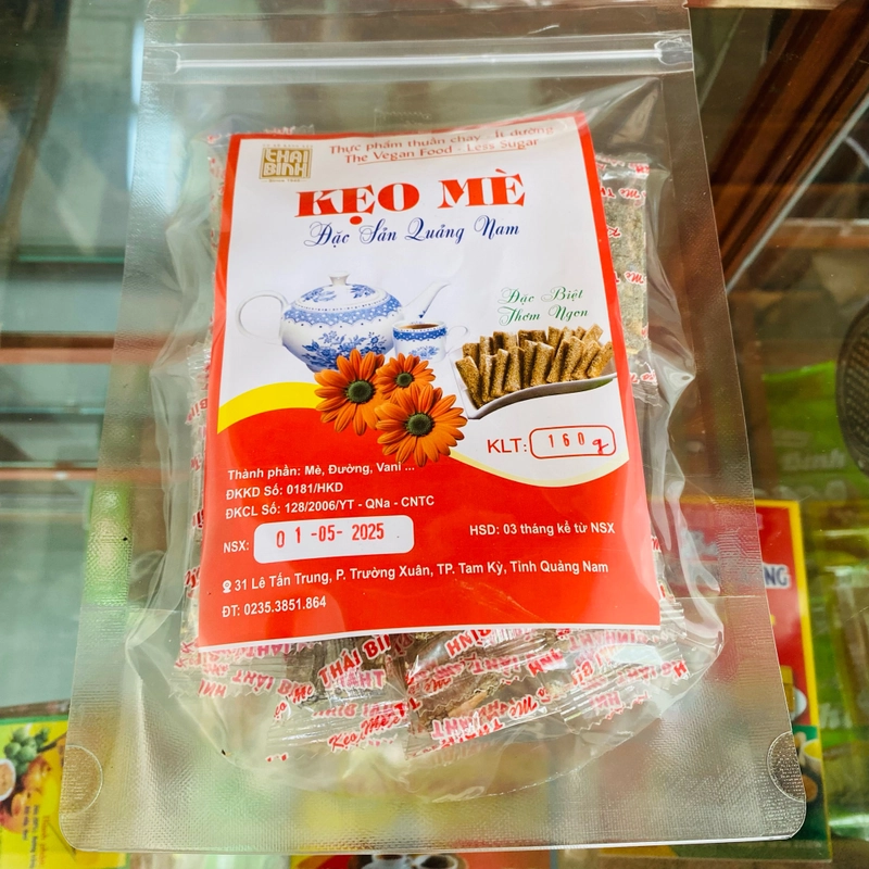 Combo 5 gói kẹo mè Thái Bình - Đặc sản Quảng Nam  443161