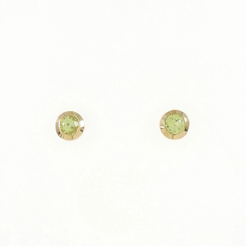 K18YG Peridot Bông tai - Hàng hiệu Chính hãng 871986