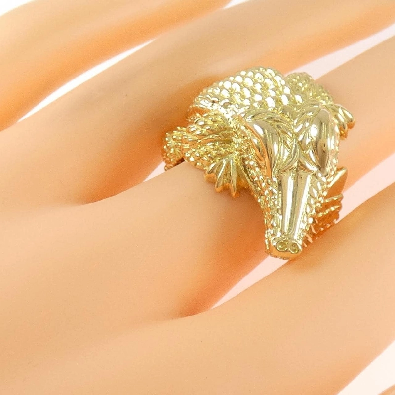 Nhẫn K18YG Cá Sấu - Hàng hiệu Chính hãng 853767