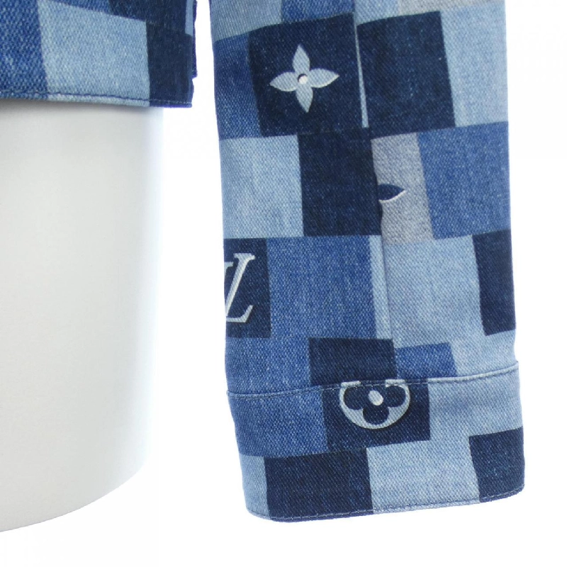 【Mã giảm giá】Áo khoác denim LOUIS VUITTON 637089