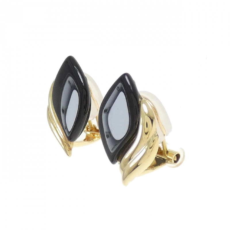 K18YG Onyx Bông tai - Hàng hiệu Chính hãng 873338