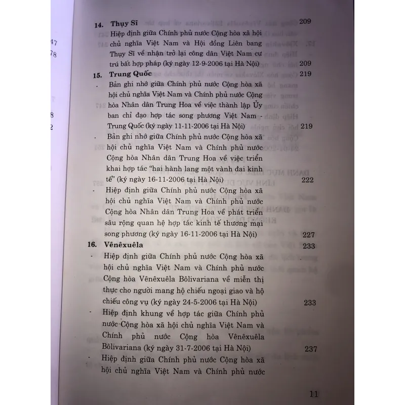 Niên giám các điều ước quốc tế nước cộng hòa xã hội chủ nghĩa Việt Nam ký năm 2006 708743