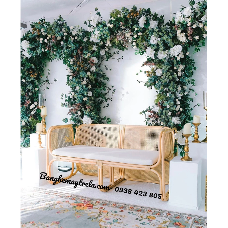 Ghế sofa mây vuông lưới mắt cáo 445808