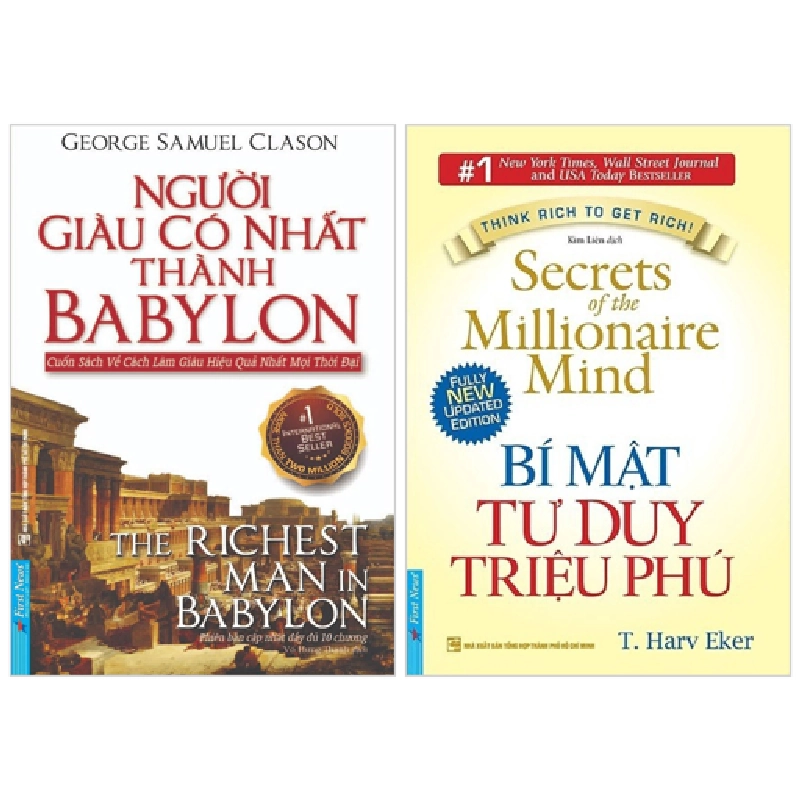 Combo Sách Bí Mật Tư Duy Triệu Phú + Người Giàu Có Nhất Thành Babylon (Bộ 2 Cuốn) - George S Clason, T Harv Eker 743686