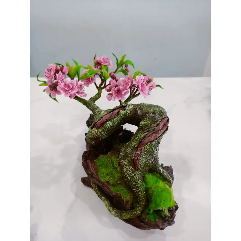 HOA ĐÀO BONSAI ĐẤT SÉT 799553