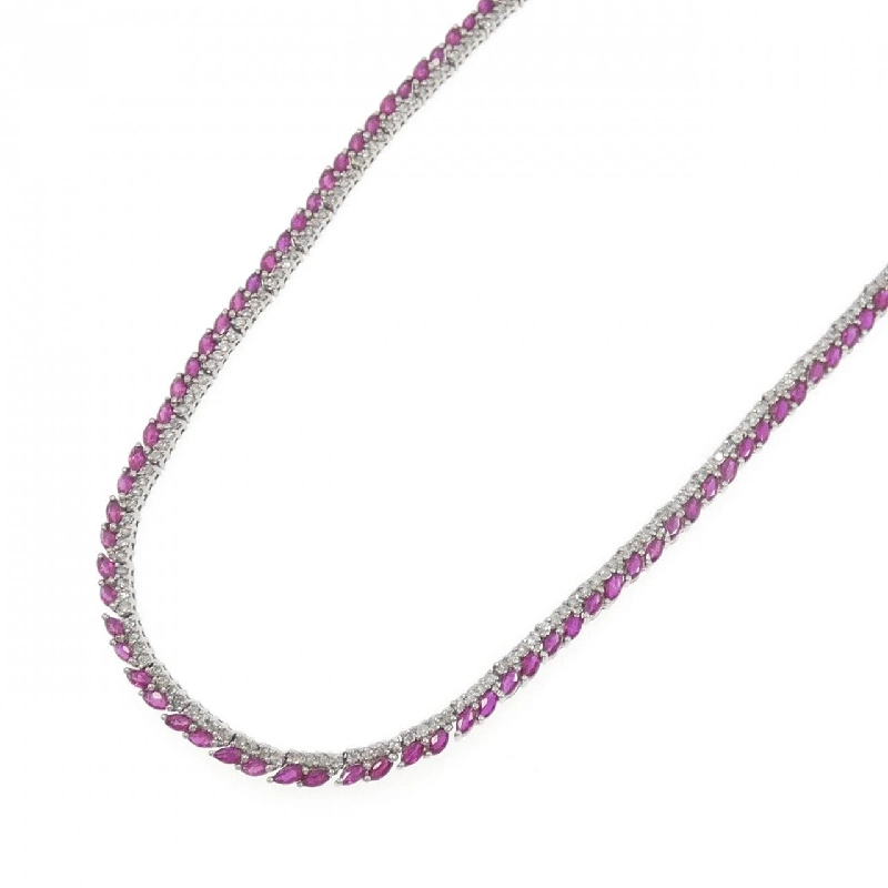 K18WG Dây chuyền Ruby 13.00CT - Hàng hiệu Chính hãng 857443