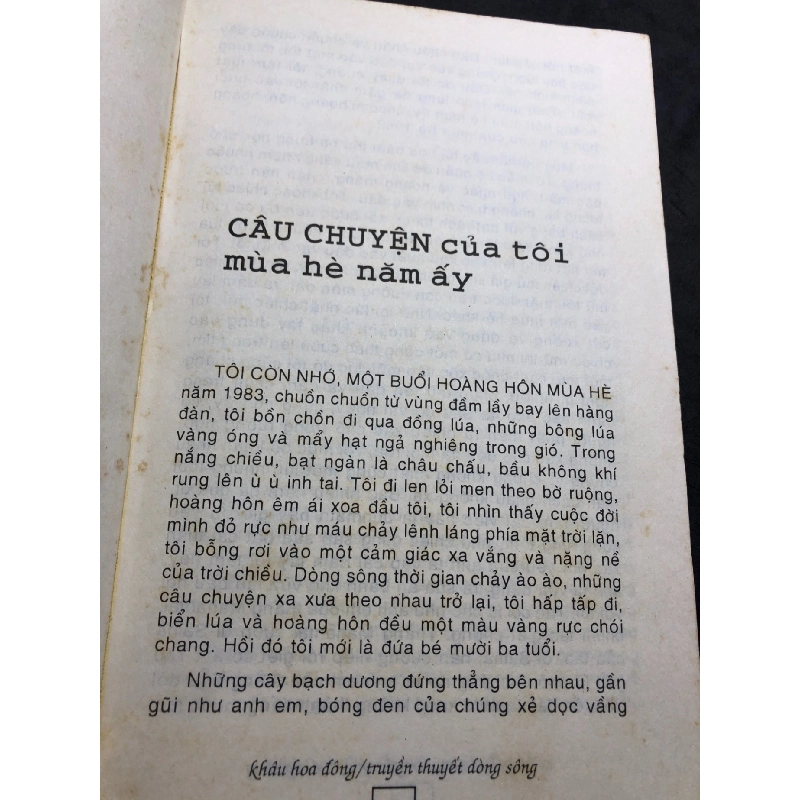 Truyền thuyết dòng sông 2006 mới 75% ố vàng Khâu Hoa Đông HPB1107 VĂN HỌC 916040
