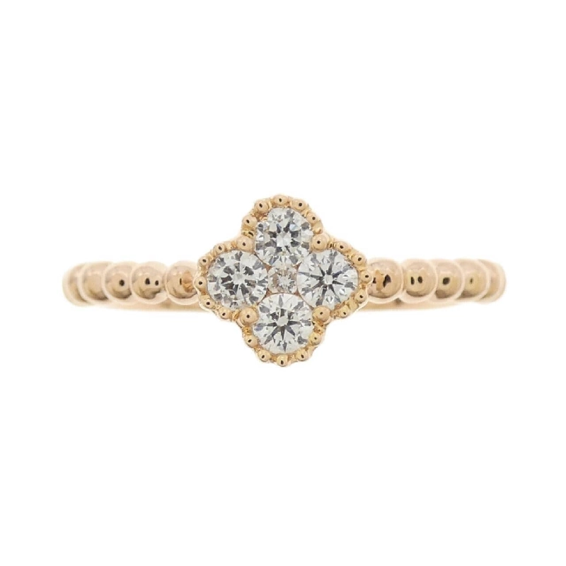 Nhẫn kim cương hoa K18PG 0.25CT 666187