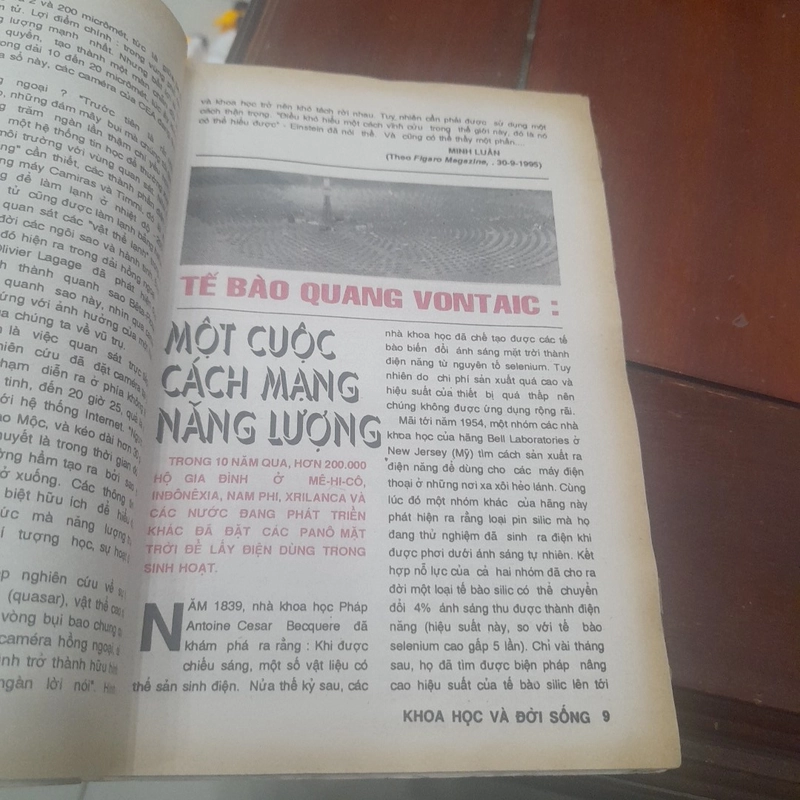 KHOA HỌC VÀ ĐỜI SỐNG số 37 năm 1995 463204