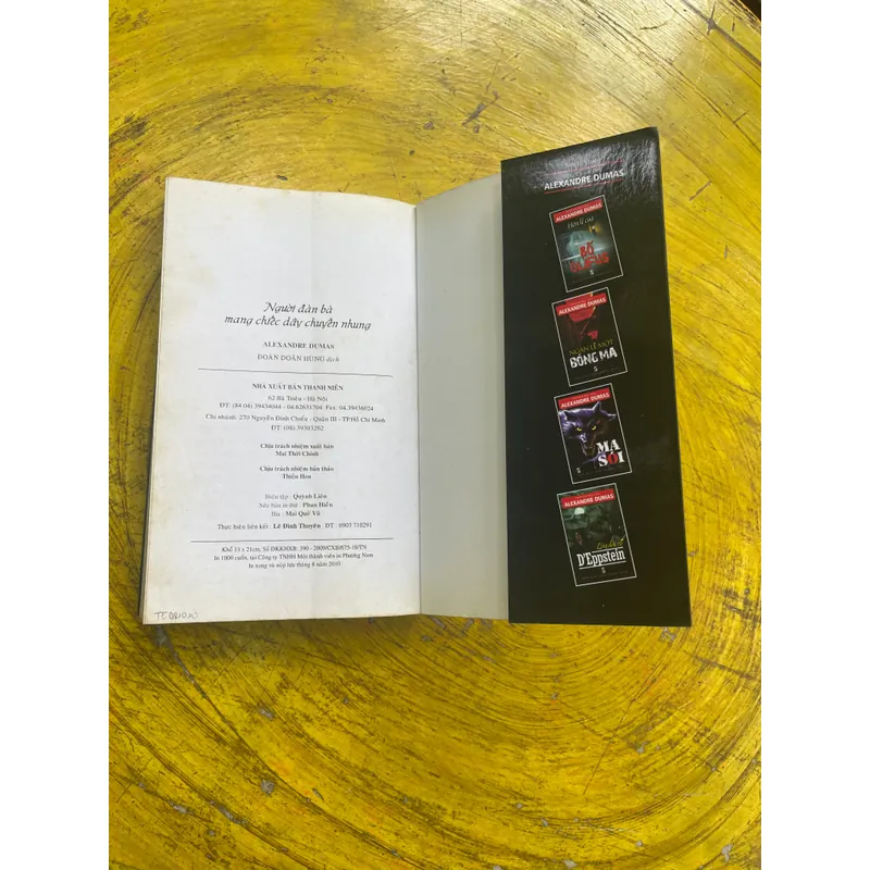 NGƯỜI ĐÀN BÀ MANG DÂY CHUYỀN NHUNG- TRUYỆN MA CỦA ALEXANDRE DUMAS 557450