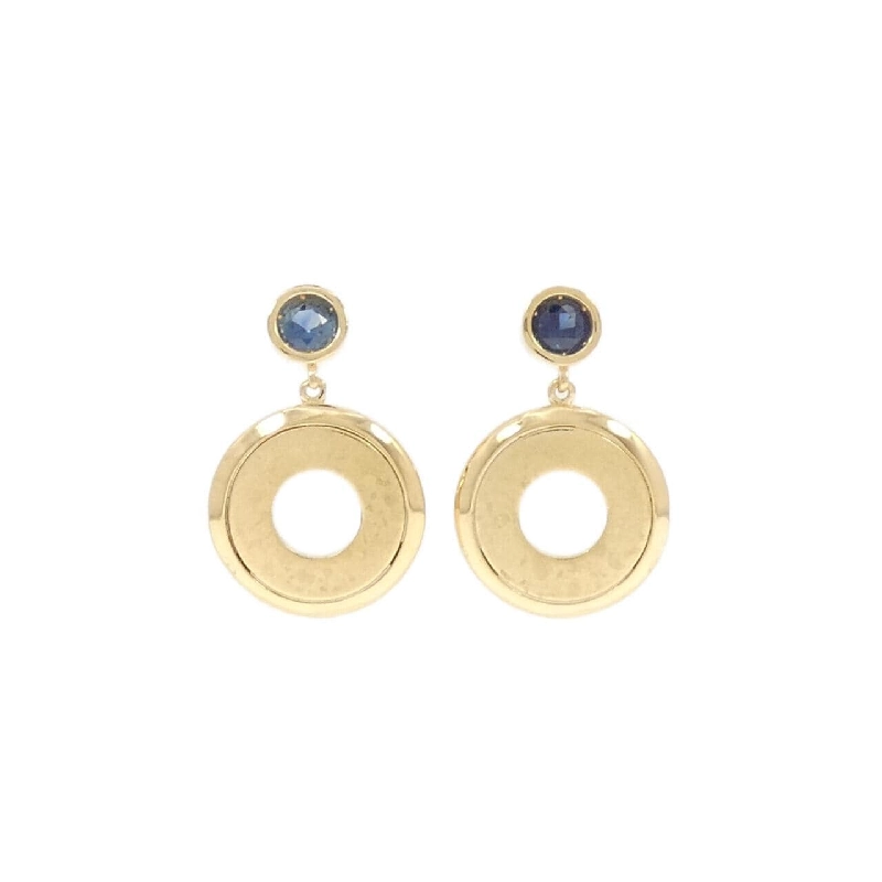 K18YG Sapphire Earrings - Hàng hiệu Authentic 868416