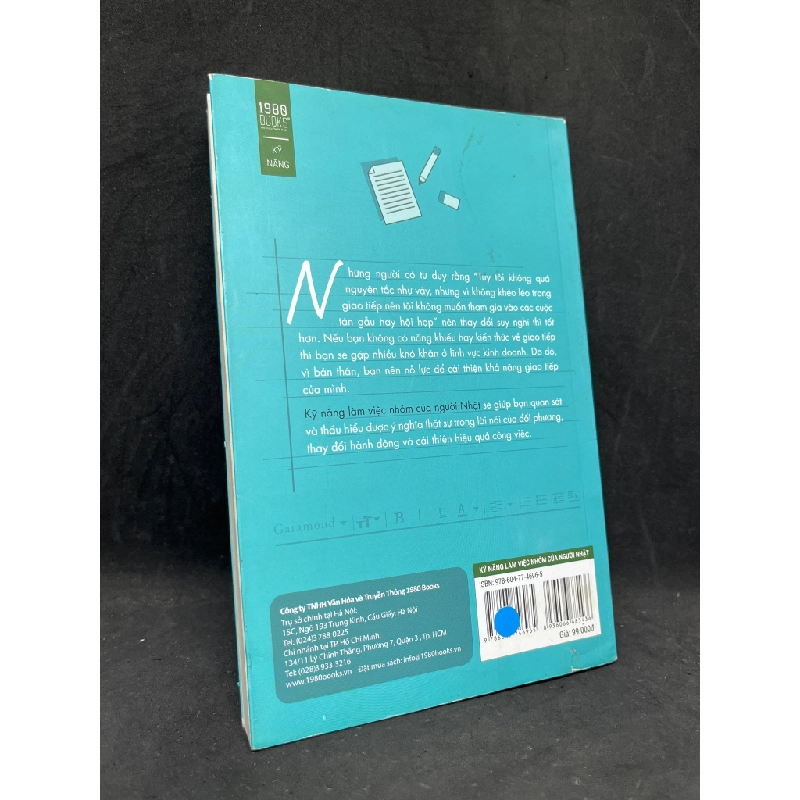 [59K/kg] Kỹ Năng Làm Việc Nhóm Của Người Nhật - Hidehiko Hamada new 90% HCM0906 437289