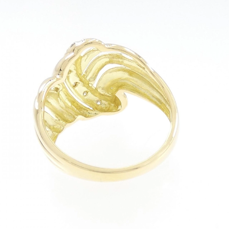 Nhẫn kim cương K18YG 0.04CT 672658