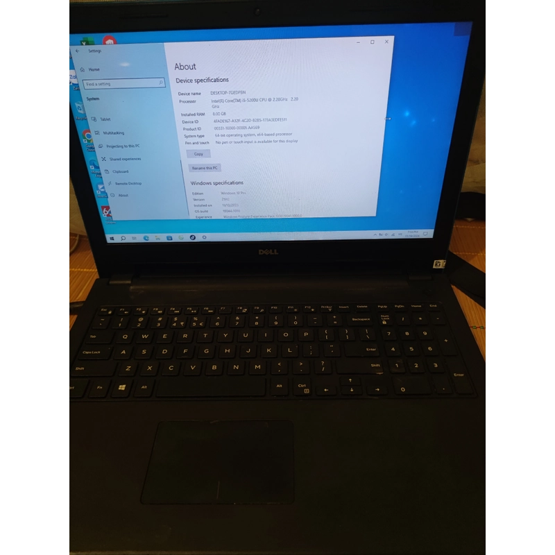 Dell Inspiron 3543 Core i5-5200U/Ram 8GB/ SSD 256GB/ LCD 15.6 Inch 325115