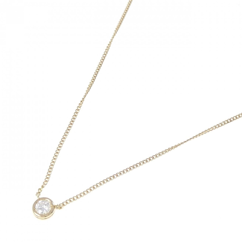 K18YG Solitaire Dây chuyền kim cương 0.14CT - Hàng hiệu Chính hãng 859734