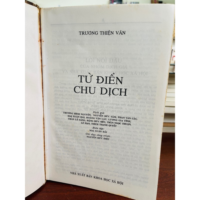 Từ điển chu dịch - tác giả: Trương Thiện Văn 158918