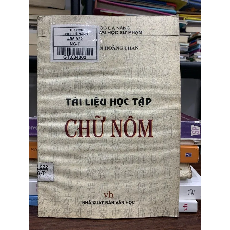 Tài liệu học tập chữ nôm – Nguyễn Hoàng Thân (chủ biên) 589507
