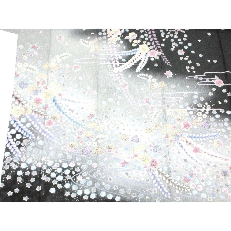 Áo kimono thăm viếng màu bạc - Hàng hiệu Authentic 882936