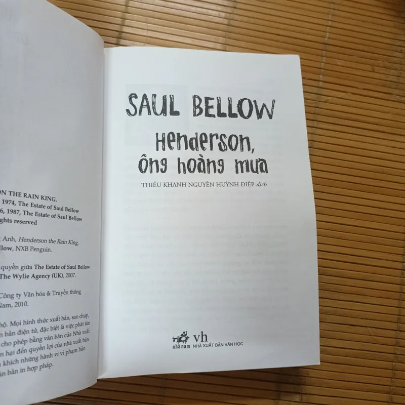 Henderson, Ông Hoàng Mưa - Saul Bellow 726542
