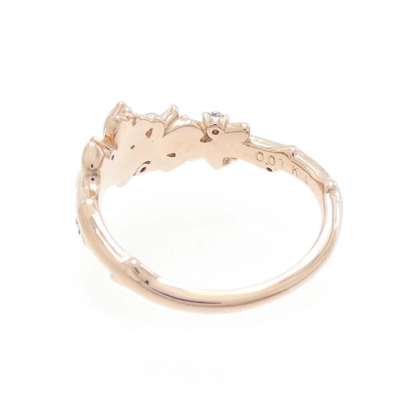 Nhẫn kim cương K14PG 0.07CT 671555