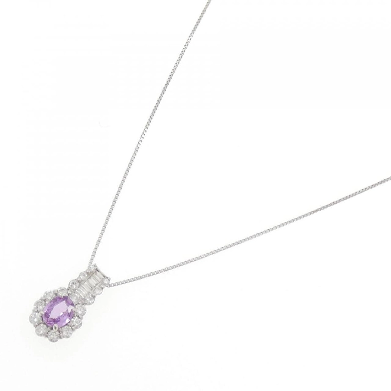 Dây chuyền Sapphire PT900/PT850 0.41CT - Hàng hiệu Chính hãng 861971