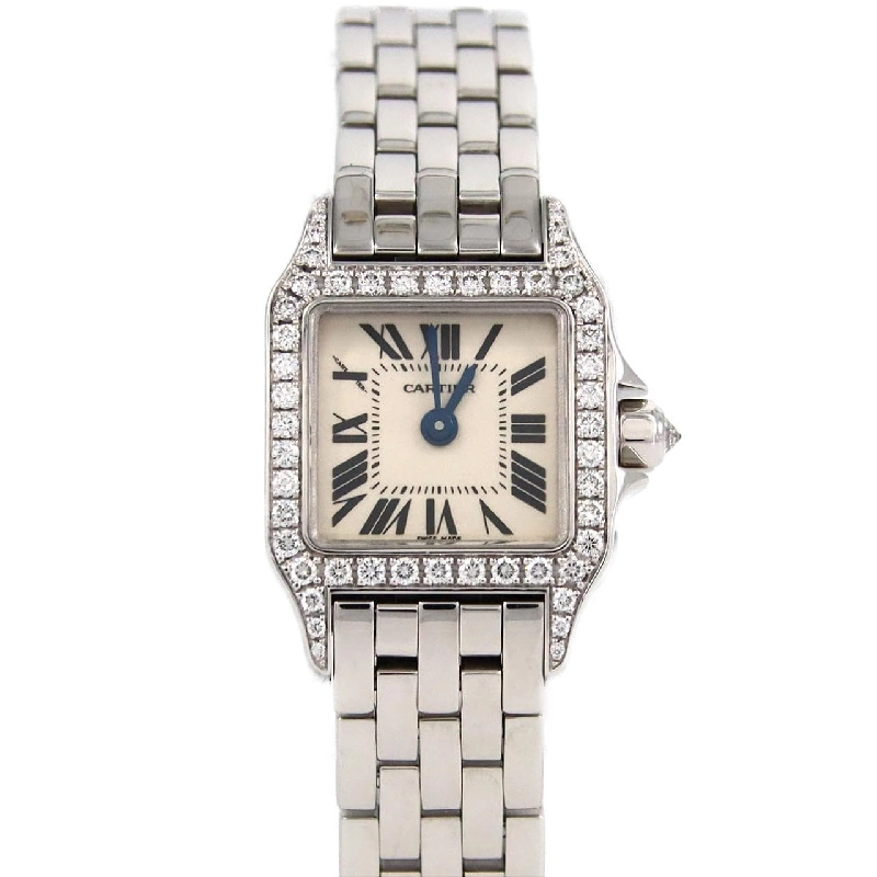 Cartier Mini Santos de Mademoiselle WG/D WF9005Y8 WG Quartz - Hàng hiệu Chính hãng 875323