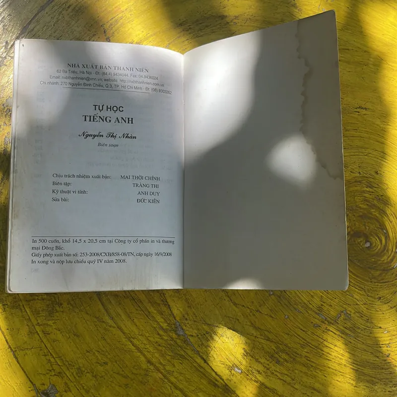 TỰ HỌC TIẾNG ANH- NGUYỄN THỊ NHÀN 696506