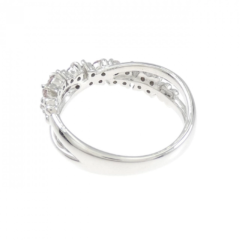 Nhẫn kim cương hoa K18WG 0.40CT 667872