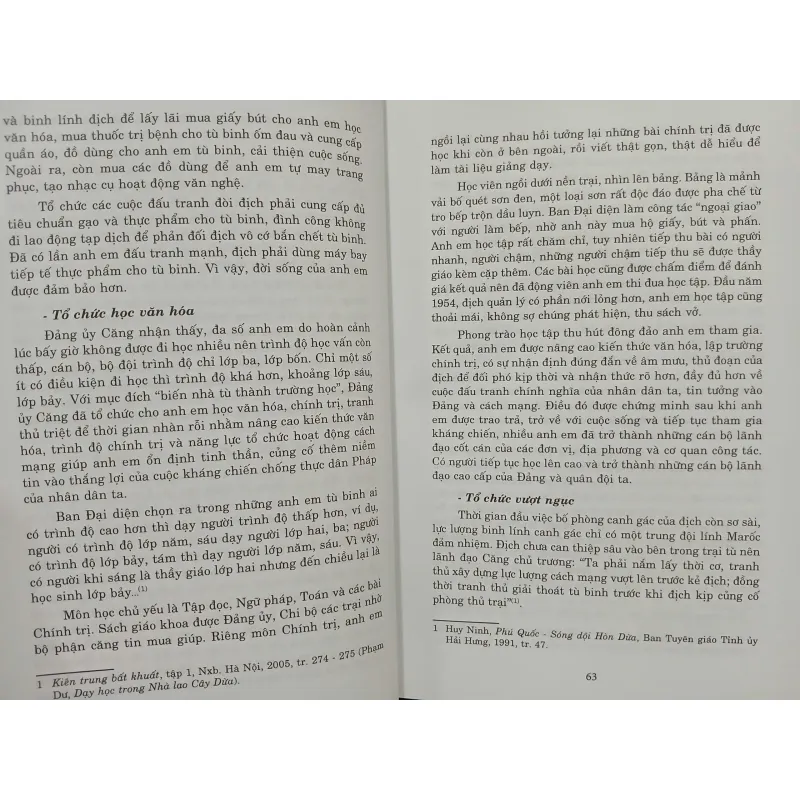 TRẠI GIAM TÙ BINH PHÚ QUỐC THỜI KỲ CHỐNG THỰC DÂN PHÁP VÀ ĐẾ QUỐC MỸ XÂM LƯỢC 644956
