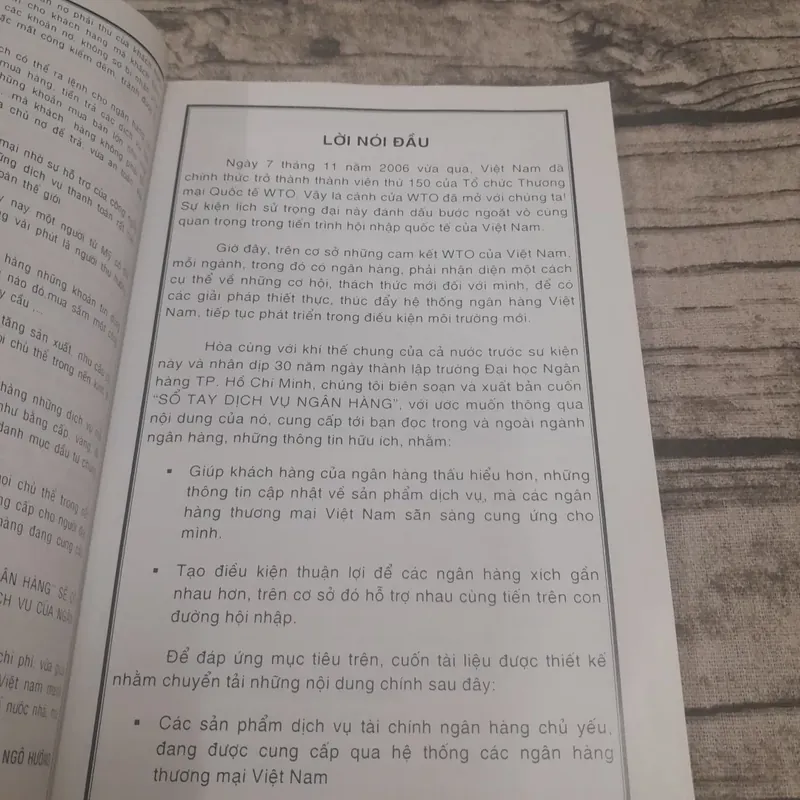 Sổ tay Dịch vụ Ngân hàng. Trường ĐH Ngân Hàng. 675492