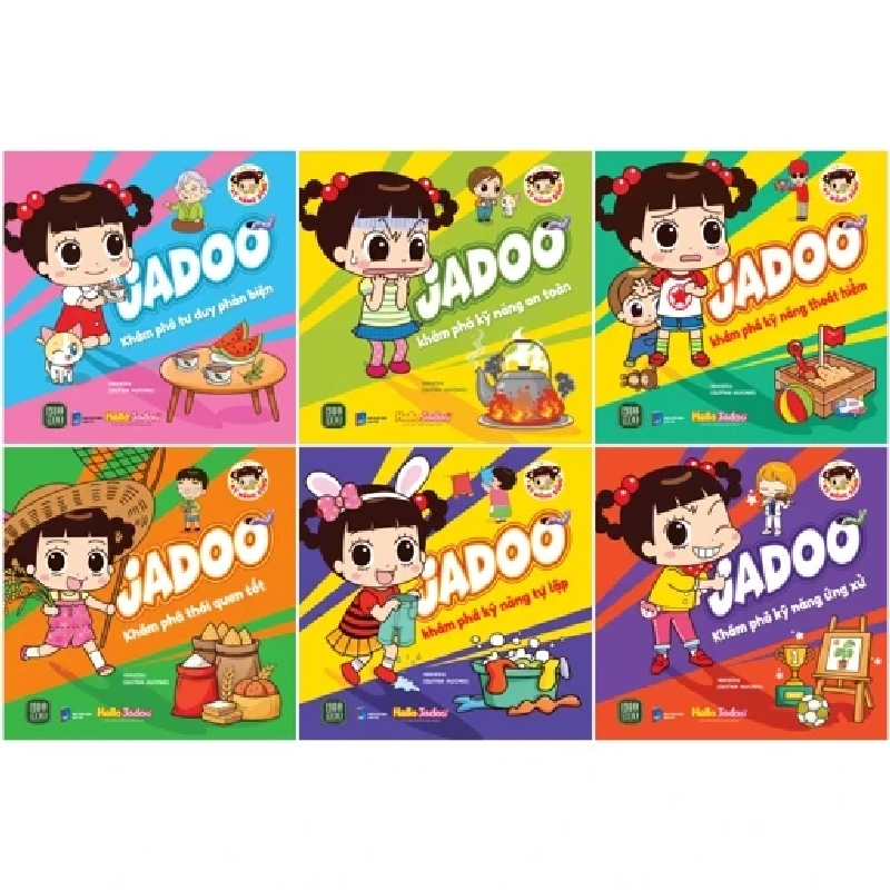 Bộ Sách Jadoo Khám Phá Kỹ Năng Sống (Bộ 6 Cuốn) (2025) - 1980Edu, Quỳnh Hương 462382