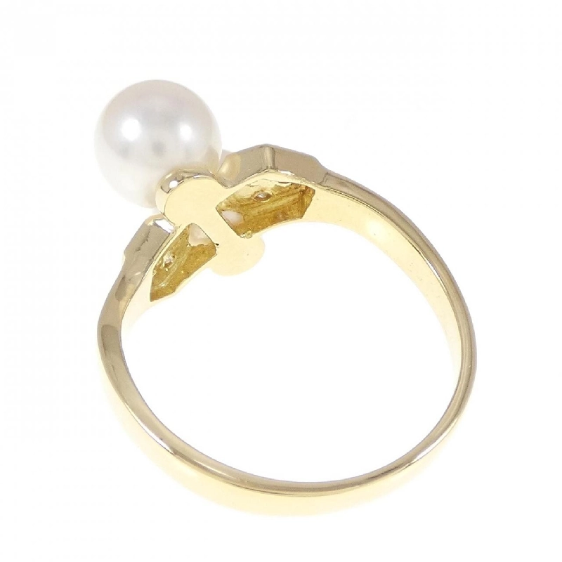 Nhẫn ngọc trai Akoya K18YG - Hàng hiệu Authentic 859458