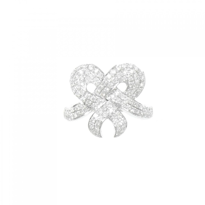 Nhẫn kim cương Pavé K18WG 0.70CT 671124