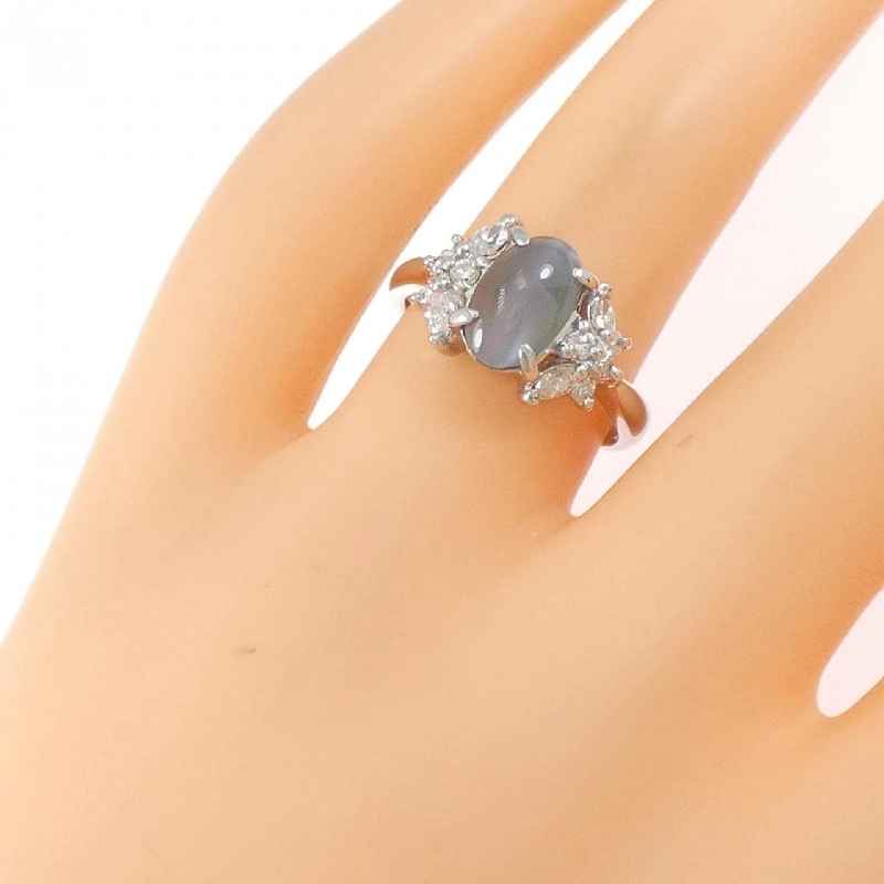 Nhẫn Alexandrite Mắt Mèo PT900 2.083CT - Hàng hiệu Chính hãng 854581